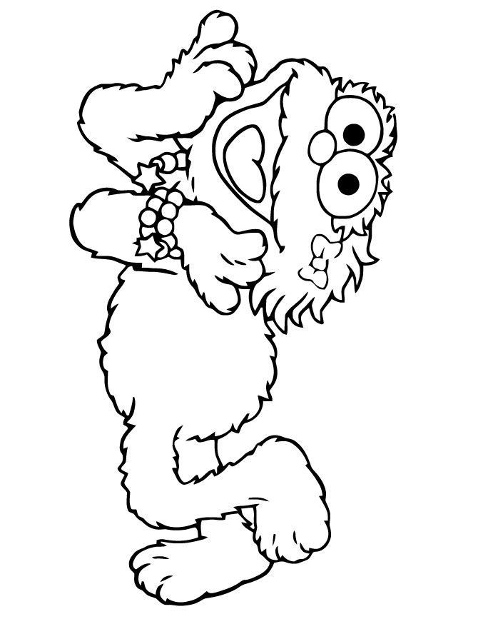 Dessin à colorier: Sesame street (Dessins Animés) #32109 - Coloriages à Imprimer Gratuits