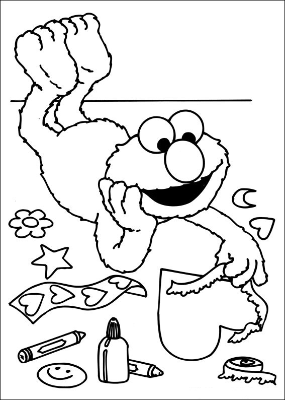 Dessin à colorier: Sesame street (Dessins Animés) #32115 - Coloriages à Imprimer Gratuits