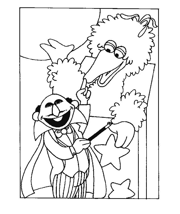 Dessin à colorier: Sesame street (Dessins Animés) #32153 - Coloriages à Imprimer Gratuits