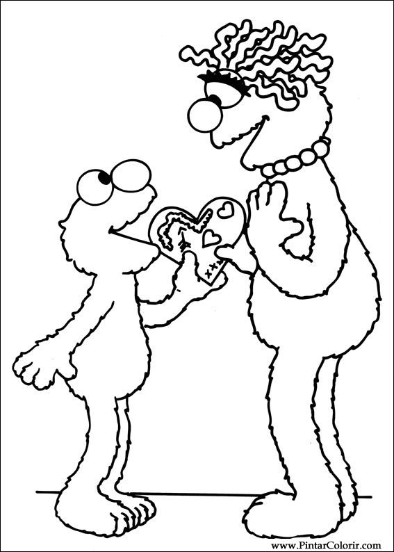 Dessin à colorier: Sesame street (Dessins Animés) #32221 - Coloriages à Imprimer Gratuits