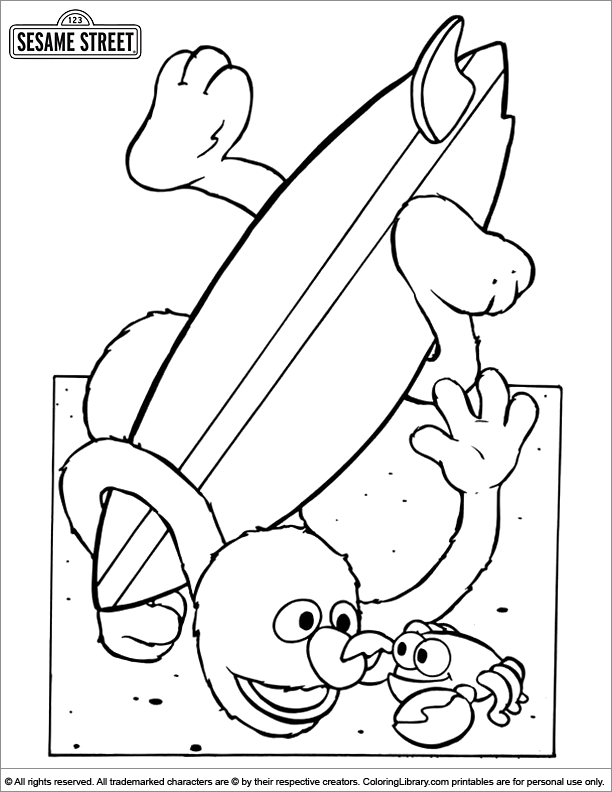 Dessin à colorier: Sesame street (Dessins Animés) #32305 - Coloriages à Imprimer Gratuits