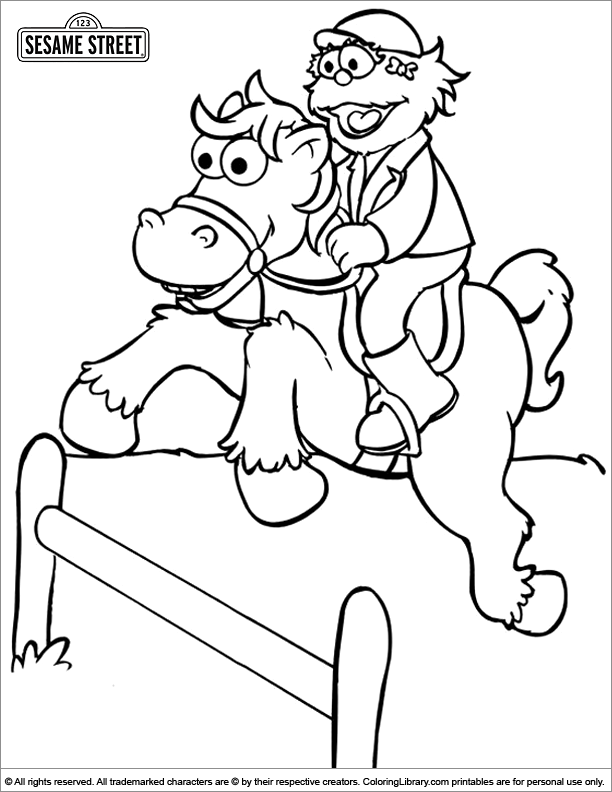 Dessin à colorier: Sesame street (Dessins Animés) #32314 - Coloriages à Imprimer Gratuits