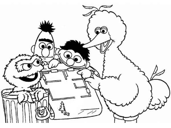 Dessin à colorier: Sesame street (Dessins Animés) #32327 - Coloriages à Imprimer Gratuits