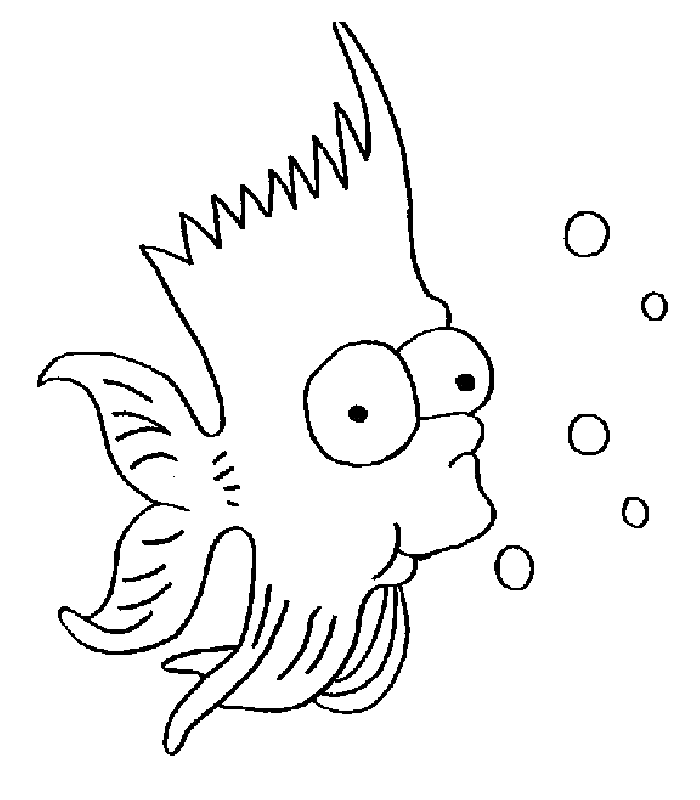 Dessin à colorier: Simpson (Dessins Animés) #23812 - Coloriages à Imprimer Gratuits