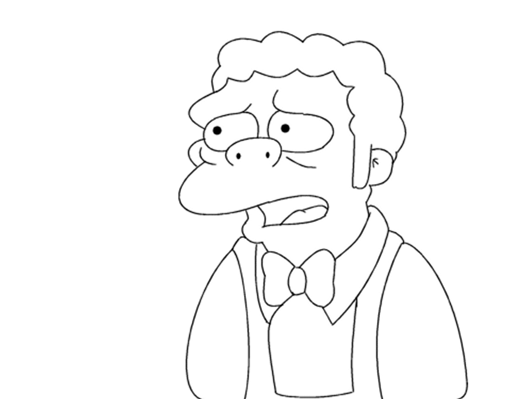 Dessin à colorier: Simpson (Dessins Animés) #23815 - Coloriages à Imprimer Gratuits