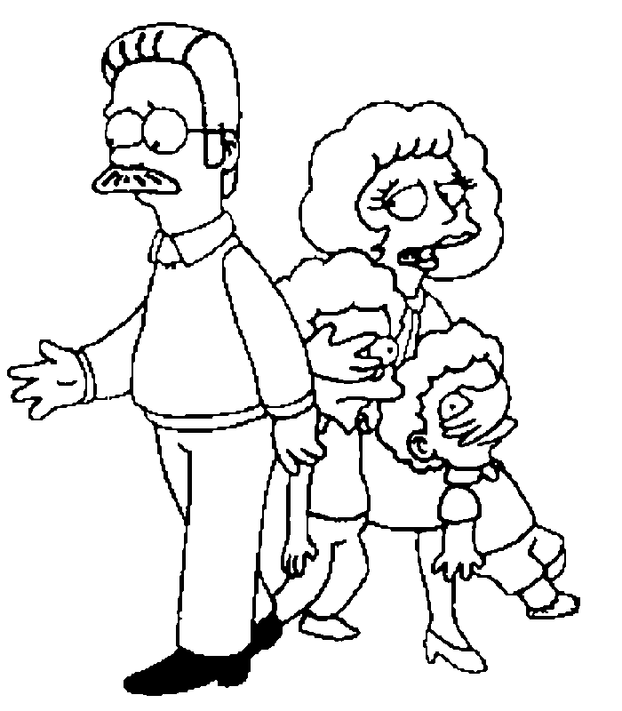 Dessin à colorier: Simpson (Dessins Animés) #23819 - Coloriages à Imprimer Gratuits