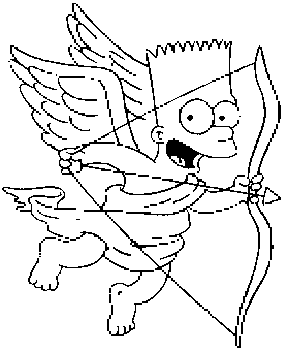 Dessin à colorier: Simpson (Dessins Animés) #23829 - Coloriages à Imprimer Gratuits