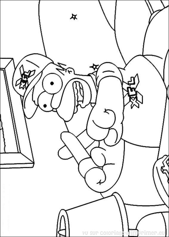 Dessin à colorier: Simpson (Dessins Animés) #23830 - Coloriages à Imprimer Gratuits