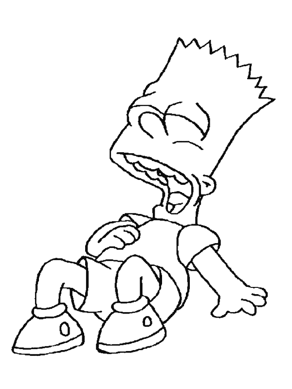 Dessin à colorier: Simpson (Dessins Animés) #23831 - Coloriages à Imprimer Gratuits