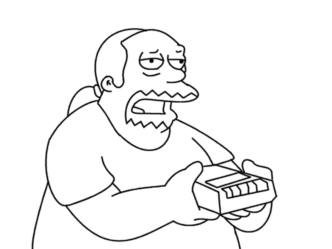 Dessin à colorier: Simpson (Dessins Animés) #23850 - Coloriages à Imprimer Gratuits