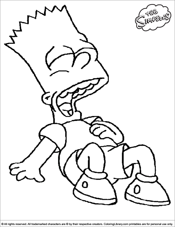 Dessin à colorier: Simpson (Dessins Animés) #23860 - Coloriages à Imprimer Gratuits