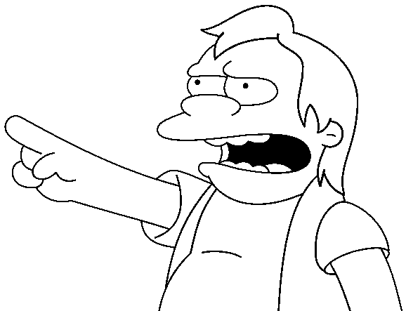 Dessin à colorier: Simpson (Dessins Animés) #23880 - Coloriages à Imprimer Gratuits