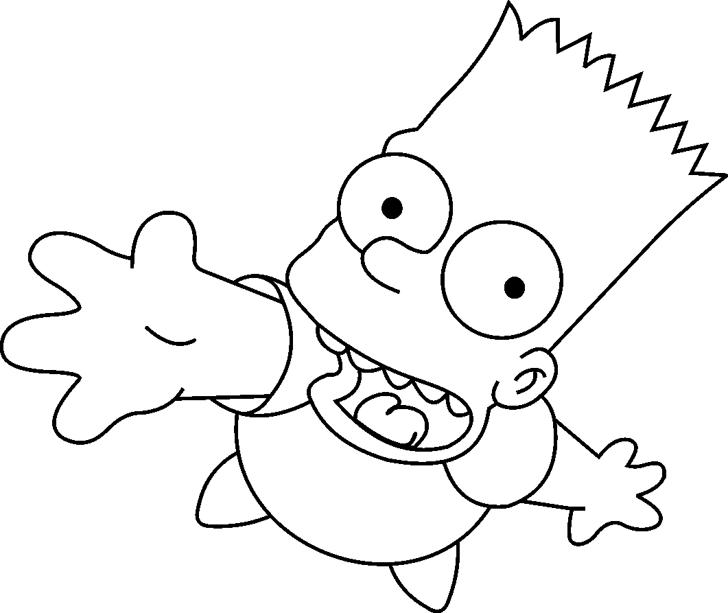 Dessin à colorier: Simpson (Dessins Animés) #23884 - Coloriages à Imprimer Gratuits