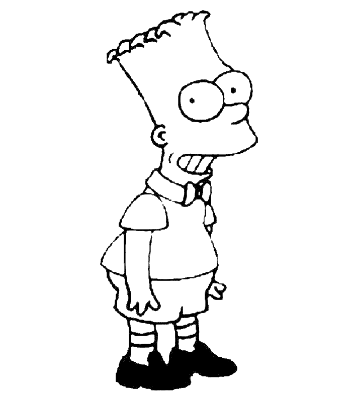 Dessin à colorier: Simpson (Dessins Animés) #23886 - Coloriages à Imprimer Gratuits