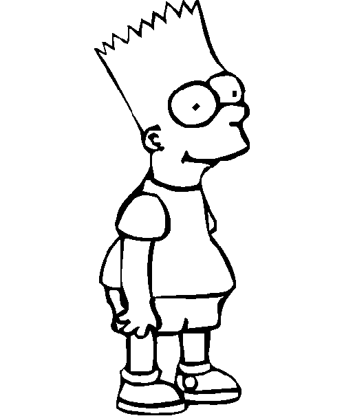 Dessin à colorier: Simpson (Dessins Animés) #23889 - Coloriages à Imprimer Gratuits