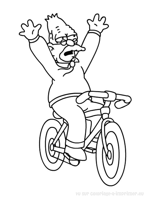 Dessin à colorier: Simpson (Dessins Animés) #23896 - Coloriages à Imprimer Gratuits