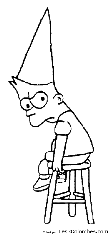 Dessin à colorier: Simpson (Dessins Animés) #23901 - Coloriages à Imprimer Gratuits