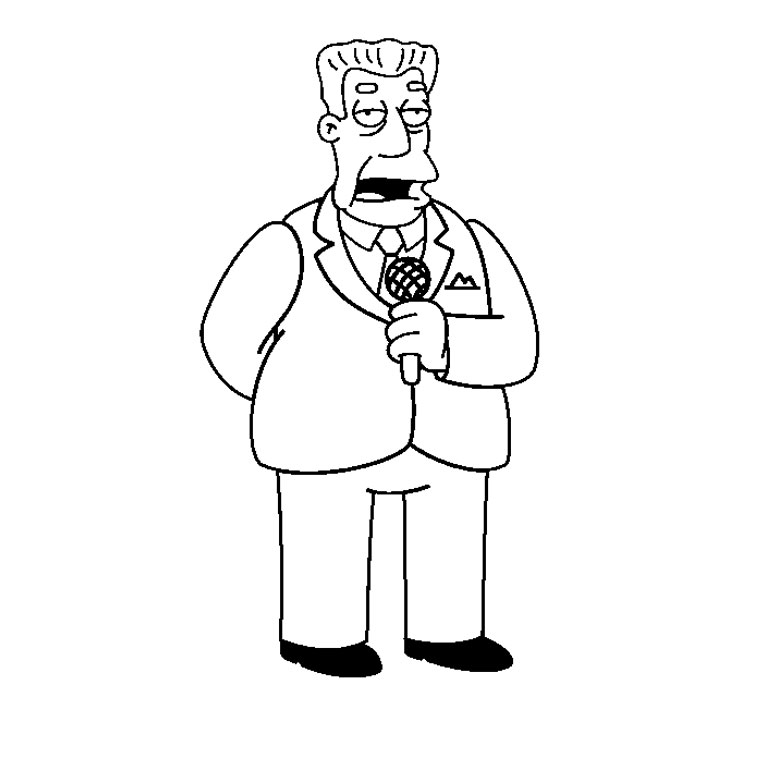 Dessin à colorier: Simpson (Dessins Animés) #23913 - Coloriages à Imprimer Gratuits