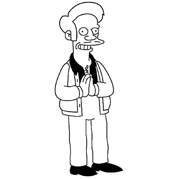 Dessin à colorier: Simpson (Dessins Animés) #23917 - Coloriages à Imprimer Gratuits