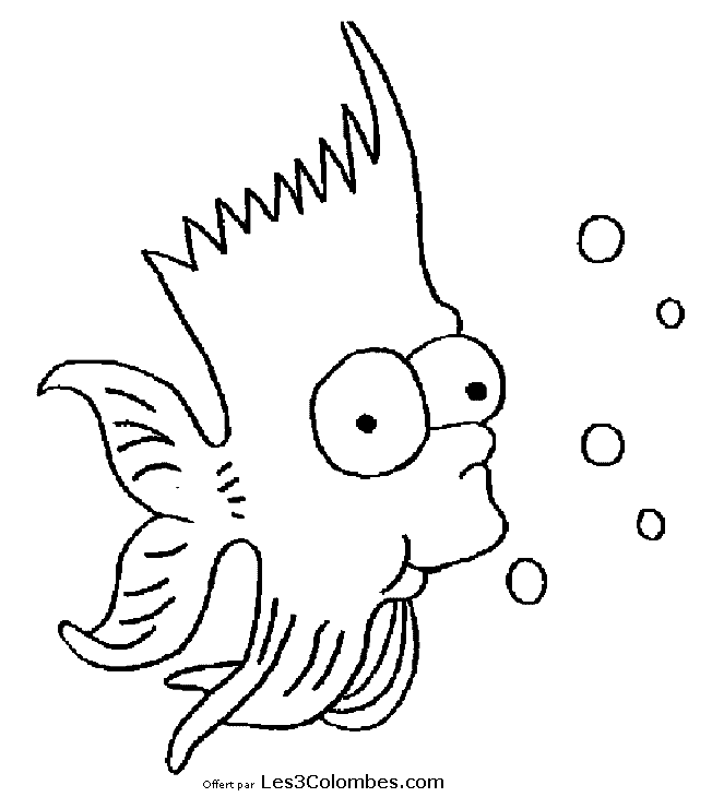 Dessin à colorier: Simpson (Dessins Animés) #23919 - Coloriages à Imprimer Gratuits