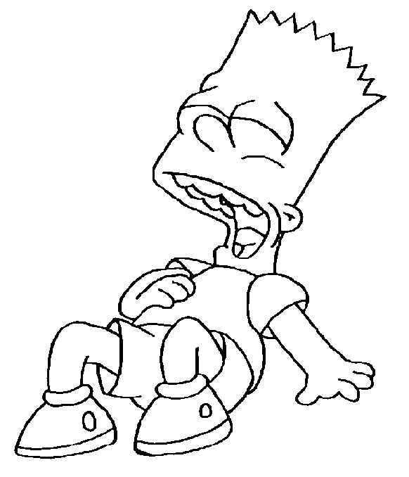 Dessin à colorier: Simpson (Dessins Animés) #23920 - Coloriages à Imprimer Gratuits