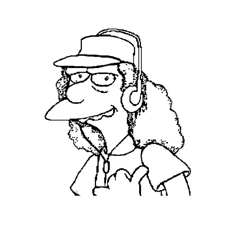 Dessin à colorier: Simpson (Dessins Animés) #23931 - Coloriages à Imprimer Gratuits