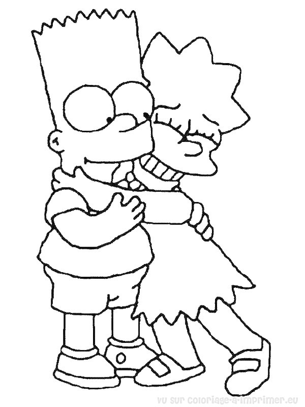 Dessin à colorier: Simpson (Dessins Animés) #23950 - Coloriages à Imprimer Gratuits