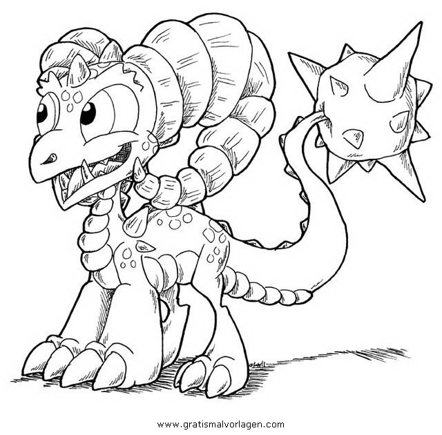 Dessin à colorier: Skylanders (Dessins Animés) #43413 - Coloriages à Imprimer Gratuits