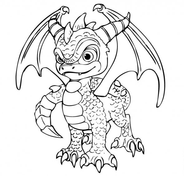 Dessin à colorier: Skylanders (Dessins Animés) #43475 - Coloriages à Imprimer Gratuits