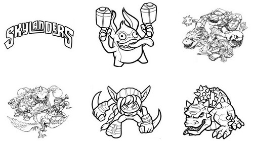 Dessin à colorier: Skylanders (Dessins Animés) #43524 - Coloriages à Imprimer Gratuits