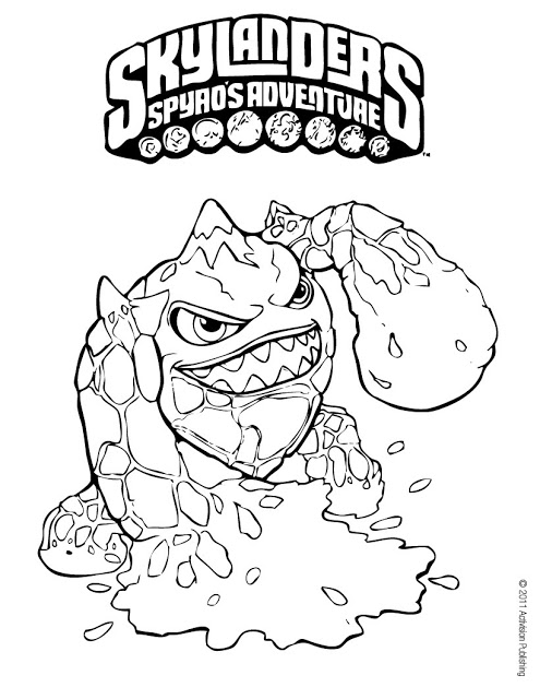 Dessin à colorier: Skylanders (Dessins Animés) #43534 - Coloriages à Imprimer Gratuits