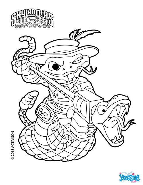 Dessin à colorier: Skylanders (Dessins Animés) #43552 - Coloriages à Imprimer Gratuits