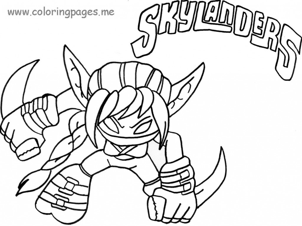 Dessin à colorier: Skylanders (Dessins Animés) #43570 - Coloriages à Imprimer Gratuits