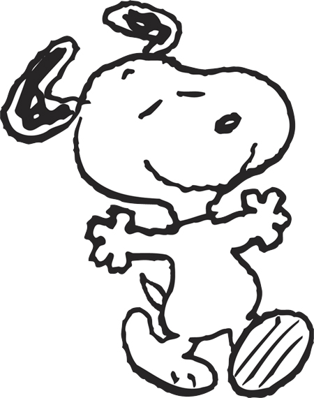 Dessin à colorier: Snoopy (Dessins Animés) #27123 - Coloriages à Imprimer Gratuits