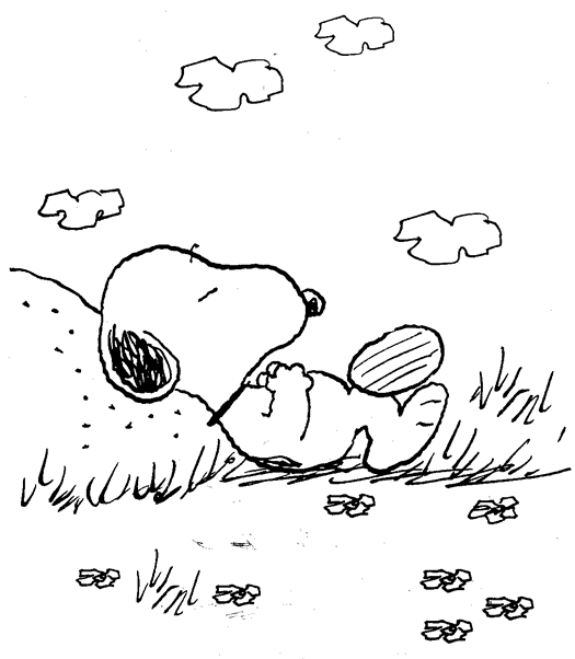 Dessin à colorier: Snoopy (Dessins Animés) #27182 - Coloriages à Imprimer Gratuits