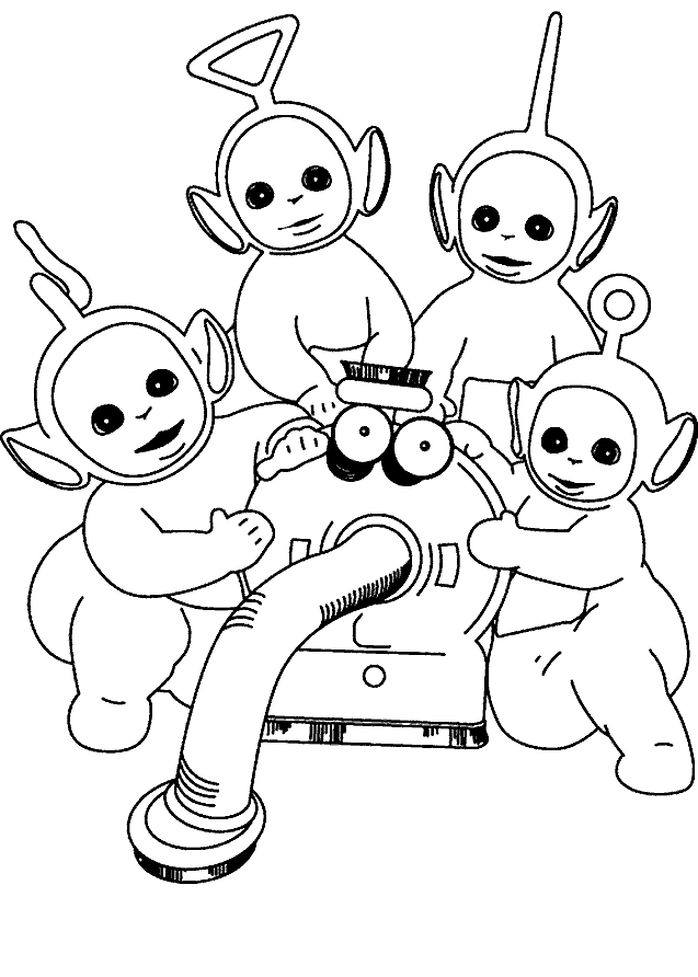 Dessin à colorier: Télétubbies (Dessins Animés) #49663 - Coloriages à Imprimer Gratuits