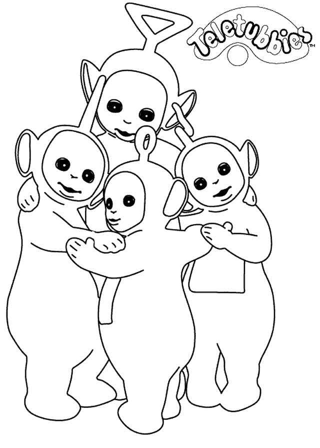 Dessin à colorier: Télétubbies (Dessins Animés) #49664 - Coloriages à Imprimer Gratuits