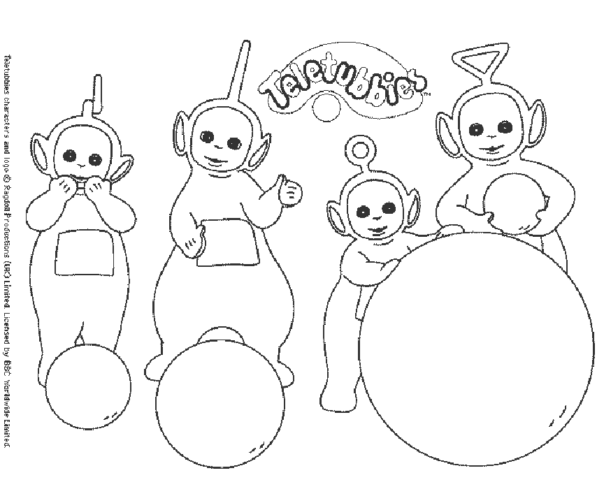 Dessin à colorier: Télétubbies (Dessins Animés) #49665 - Coloriages à Imprimer Gratuits