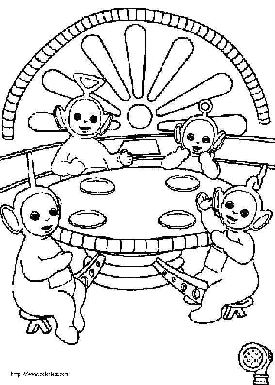 Dessin à colorier: Télétubbies (Dessins Animés) #49680 - Coloriages à Imprimer Gratuits