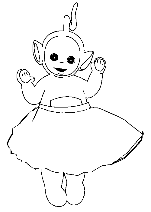 Dessin à colorier: Télétubbies (Dessins Animés) #49697 - Coloriages à Imprimer Gratuits