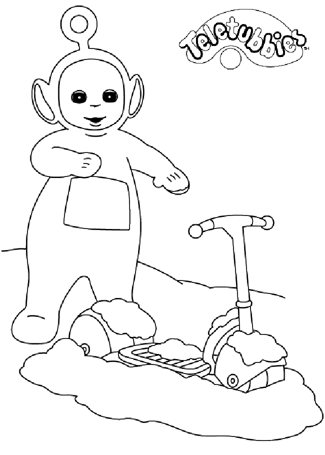 Dessin à colorier: Télétubbies (Dessins Animés) #49698 - Coloriages à Imprimer Gratuits