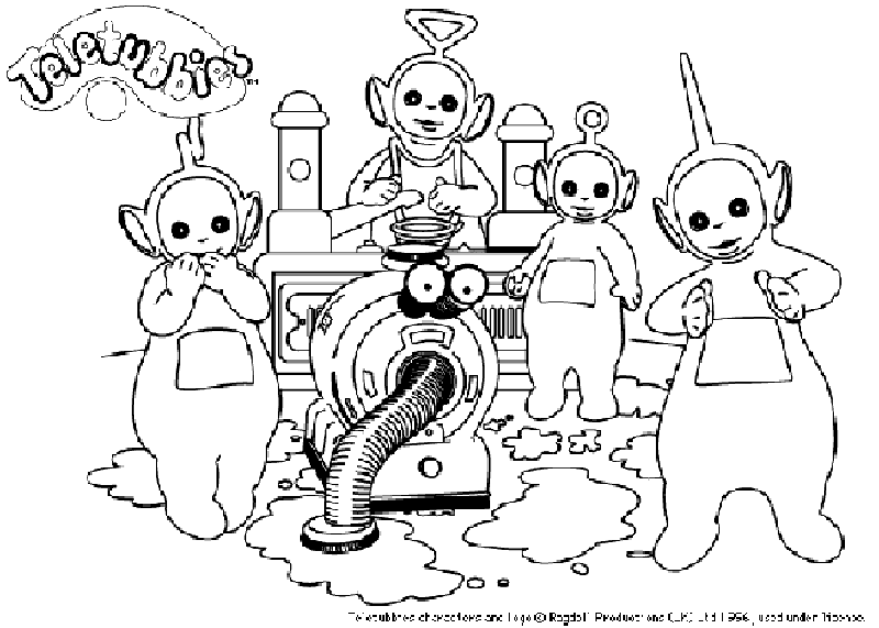 Dessin à colorier: Télétubbies (Dessins Animés) #49700 - Coloriages à Imprimer Gratuits