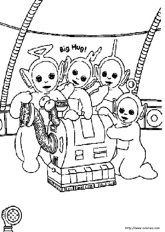 Dessin à colorier: Télétubbies (Dessins Animés) #49717 - Coloriages à Imprimer Gratuits