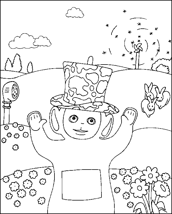 Dessin à colorier: Télétubbies (Dessins Animés) #49756 - Coloriages à Imprimer Gratuits