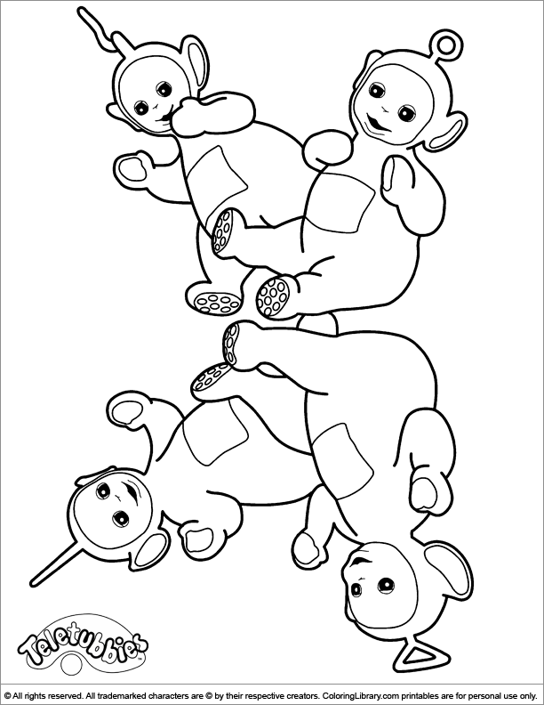 Dessin à colorier: Télétubbies (Dessins Animés) #49759 - Coloriages à Imprimer Gratuits