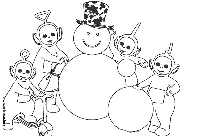 Dessin à colorier: Télétubbies (Dessins Animés) #49783 - Coloriages à Imprimer Gratuits