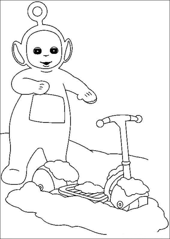 Dessin à colorier: Télétubbies (Dessins Animés) #49793 - Coloriages à Imprimer Gratuits