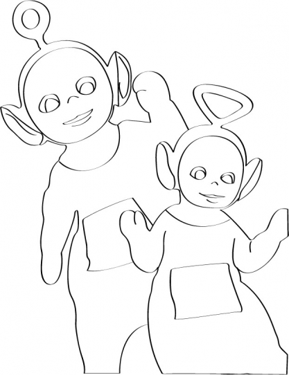 Dessin à colorier: Télétubbies (Dessins Animés) #49816 - Coloriages à Imprimer Gratuits