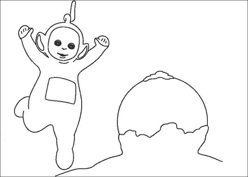 Dessin à colorier: Télétubbies (Dessins Animés) #49833 - Coloriages à Imprimer Gratuits