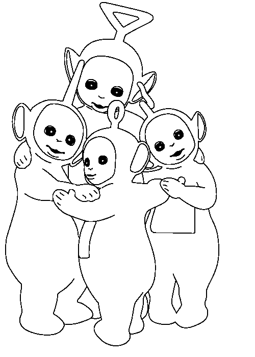 Dessin à colorier: Télétubbies (Dessins Animés) #49840 - Coloriages à Imprimer Gratuits